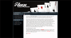 Desktop Screenshot of hugepokerbonuses.com